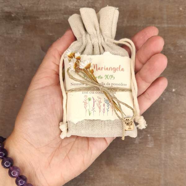 Bomboniera artigianale sapone bio profumato